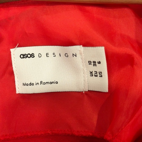 ASOS Design Racer Neck Structured Mini Dress - Picture 5 of 5